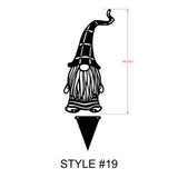 54.54Garden Gnomes Metal Wall Art, Love Metal Sign Wall Decor