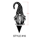 54.54Garden Gnomes Metal Wall Art, Love Metal Sign Wall Decor