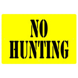 No Hunting Metal Wall Art, Outdoor Metal Hunting Sign, Metal Yard Art Hunting Decor, Farm Sign Metal Wall Decor, Metal Porch Sign