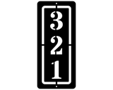 Vertical Address Sign, Metal Address Sign, Housewarming Gift