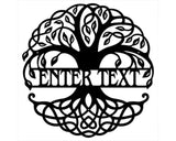 Personalized Metal Tree Wall Decor, Tree of Life Metal Wall Art