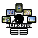 Personalized Memory Medal Hanger, Metal Photo Frame