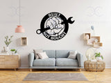 Built Not Bought Mechanic Wall Art, Mechanic Wall Art Metal Signs Garage Wall Art
