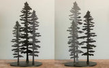 Sitka Tree Metal Wall Art, Laser Cut Nature Wall Art
