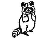 Raccoon Sign Metal Wall Art, Raccoon Wall Art for Animal Lovers