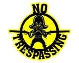 No Trespassing Metal Wall Art, Metal Gun Sign, Outdoor Metal Art, No Trespassing Sign, Geometric Wall Art, Laser Cut Wall Art, Metal Signs