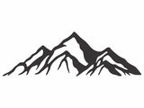 Rocky Mountains Metal Wall Art, Farmhouse Mountain Decor