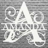 Personalized Name Sign Metal Wall Art, Metal Wall Decor