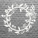 Garden Flower Metal Wall Art, Round Flower Wall Art for Garden, Flower Metal Wall Decor, Living Room Decor, Housewarming Gift