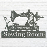 Sewing Room Sign, Sewing Machine Metal Sign, Sewing Room Wall Decor, Sewing Gifts for Mom, Gift for Her, Mother Day's Gift