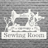 Sewing Room Sign, Sewing Machine Metal Sign, Sewing Room Wall Decor, Sewing Gifts for Mom, Gift for Her, Mother Day's Gift