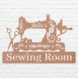 Sewing Room Sign, Sewing Machine Metal Sign, Sewing Room Wall Decor, Sewing Gifts for Mom, Gift for Her, Mother Day's Gift