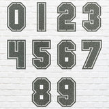 Sports Number Metal Sign, Sports Wall Art, Custom Metal Wall Decor