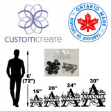 Custom Metal Mountain Bike Wall Art - Metal Wall Hanging