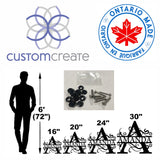 Football Life Metal Wall Art, Metal Decorative Wall Hanging