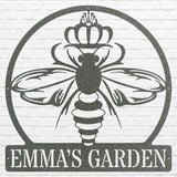 Honey Bee Sign Metal Wall Art, Outdoor Bee Wall Decor, Honey Lover Gift