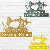 Sewing Room Sign, Sewing Machine Metal Sign, Sewing Room Wall Decor, Sewing Gifts for Mom, Gift for Her, Mother Day's Gift