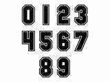 Sports Number Metal Sign, Sports Wall Art, Custom Metal Wall Decor