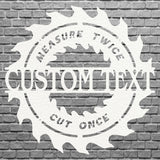Woodshop Sign Custom Metal Wall Art, Outdoor Woodshop Decor