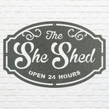 She Shed Signs - Custom Outdoor Metal Signs for Business