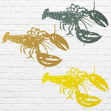 Metal Lobster Wall Art - Laser Cut Decorative Metal Wall Art