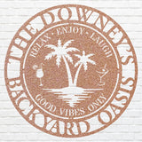 Lake Life Sign Metal Wall Art for Outdoor Decor, Lake Life Decor