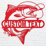 Custom Metal Fish Wall Art - Laser Cut Metal Signs