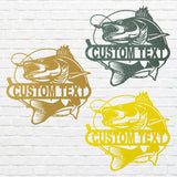 Fish Wall Art Custom Metal Sign - Decorative Metal Artwork