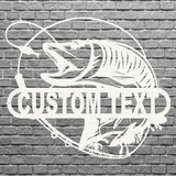 Custom Metal Fish Wall Decor - Laser Cut Metal Signs