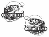 Metal Fish Wall Decoration - Laser Cut Custom Metal Wall Art