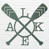 Lake Wall Art, Boat Paddles Metal Wall Art, Lake House Metal Wall Decor, Metal Paddles Home Decor, Housewarming Gift