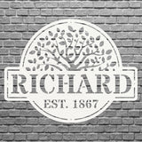 Tree Of Life Metal Name Sign, Custom Metal Family Tree, Metal Tree Of Life Above Bed Decor, Housewarming Gift
