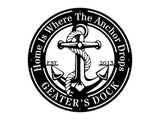 Anchor Wall Hanging, Custom Metal Wall Art, Laser Cut Metal Round Wall Art, Metal Outdoor Wall Art, Metal Wall Decoration