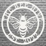 Honey Bee Metal Art, Round Honey Bee Wall Art, Laser Cut Wall Hanging Art, The Bee Hive Wall Decor, Farmhouse Wall Decor