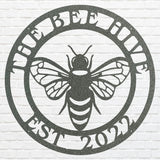 Honey Bee Metal Art, Round Honey Bee Wall Art, Laser Cut Wall Hanging Art, The Bee Hive Wall Decor, Farmhouse Wall Decor