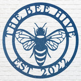 Honey Bee Metal Art, Round Honey Bee Wall Art, Laser Cut Wall Hanging Art, The Bee Hive Wall Decor, Farmhouse Wall Decor