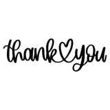Thank You Metal Wall Art, Thank You Heart Metal Sign, Laser Cut Metal Wall Art, Modern Home Decor, Housewarming Gift