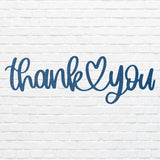 Thank You Metal Wall Art, Thank You Heart Metal Sign, Laser Cut Metal Wall Art, Modern Home Decor, Housewarming Gift