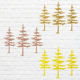 Pine Trees Wall Art, Set of 3 Tree Wall Art, Metal Tree Art, Unique Metal Wall Decor, Laser Cut Metal Wall Art Tree