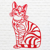 Metal Cat Wall Art, Metal Cat Wall Hangings, Above Bed Cute Animal Wall Decor, Metal Wall Decor, Cat Lover Gift