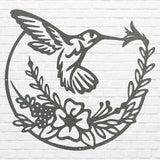 Hummingbird Metal Wall Art, Wall Decoration, Nature Wall Art, Bird Wall Hanging Decor, Metal Artwork, Bird Lovers Gift