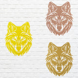 Wolf Metal Wall Art, Wall Decoration, Animal Wall Art, Metal Art Wall Decor, Farmhouse Wall Art, Metal Artwork, Animal Lovers Gift