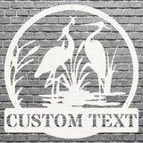 Heron Wall Art, Custom Metal Art, Wildlife Metal Wall Art, Bird Wall Art, Farmhouse Wall Art, Metal Wall Decor, Bird Lover Gift