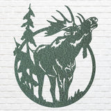 Moose Wall Art, Wildlife Moose Decor, Metal Animal Wall Art, Nature Wall Art, Animal Wall Decor, Animal Lover Gift