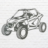 UTV Metal Art, Car Wall Decor, UTV Wall Art for Garage Decor, Garage Art, Metal Wall Art for Car Enthusiast, Car Lover Gift