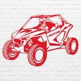 UTV Metal Art, Car Wall Decor, UTV Wall Art for Garage Decor, Garage Art, Metal Wall Art for Car Enthusiast, Car Lover Gift