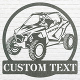 Off Road UTV Wall Art, Custom Text Garage Sign, Laser Cut Metal Sign, Car Art For Workshop, Metal Name Sign, Car Guy Gifts