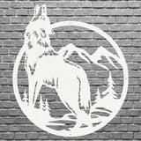 Wolf Wall Art, Metal Wall Art, Wolf Art, Wildlife Animal Wall Art, Wolf Decor, Nature Wall Art, Animal Wall Decor, Housewarming Gift