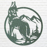 Wolf Wall Art, Metal Wall Art, Wolf Art, Wildlife Animal Wall Art, Wolf Decor, Nature Wall Art, Animal Wall Decor, Housewarming Gift