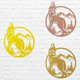 Wolf Wall Art, Metal Wall Art, Wolf Art, Wildlife Animal Wall Art, Wolf Decor, Nature Wall Art, Animal Wall Decor, Housewarming Gift